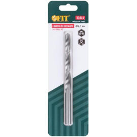 Сверло по металлу HSS 6.5мм полированное (блист.) FIT 33815