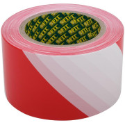 Лента сигнальная 70ммх200м красн.-бел. FIT 11854