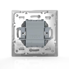 Выключатель 1-кл. СП AVA 10А IP20 в сборе бел. TOKOV ELECTRIC TKL-AV-V1F-C01