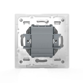 Выключатель 1-кл. СП AVA 10А IP20 с индикатором в сборе бел. TOKOV ELECTRIC TKL-AV-V1IF-C01