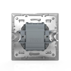 Выключатель 2-кл. СП AVA 10А IP20 с индикатором в сборе бел. TOKOV ELECTRIC TKL-AV-V2IF-C01