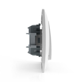 Переключатель проходной 1-кл. СП AVA 10А IP20 в сборе бел. TOKOV ELECTRIC TKL-AV-P1F-C01