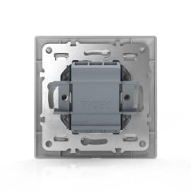 Переключатель проходной 1-кл. СП AVA 10А IP20 в сборе бел. TOKOV ELECTRIC TKL-AV-P1F-C01