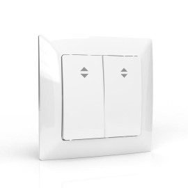 Переключатель проходной 2-кл. СП AVA 10А IP20 в сборе бел. TOKOV ELECTRIC TKL-AV-P2F-C01