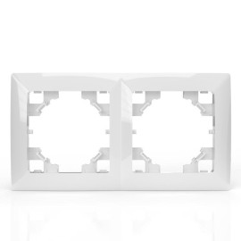 Рамка 2-м AVA бел. TOKOV ELECTRIC TKL-AV-RM2-C01