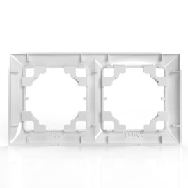 Рамка 2-м AVA бел. TOKOV ELECTRIC TKL-AV-RM2-C01