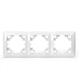Рамка 3-м AVA бел. TOKOV ELECTRIC TKL-AV-RM3-C01