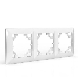 Рамка 3-м AVA бел. TOKOV ELECTRIC TKL-AV-RM3-C01