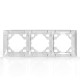 Рамка 3-м AVA бел. TOKOV ELECTRIC TKL-AV-RM3-C01