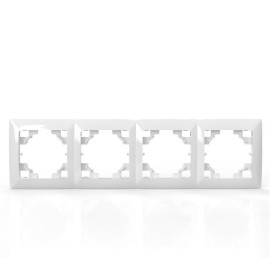 Рамка 4-м AVA бел. TOKOV ELECTRIC TKL-AV-RM4-C01