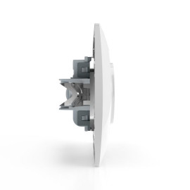 Розетка 1-м СП AVA 16А IP20 без заземл. без защ. шторок в сборе бел. TOKOV ELECTRIC TKL-AV-R1F-C01