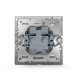 Розетка 1-м СП AVA 16А IP20 без заземл. без защ. шторок в сборе бел. TOKOV ELECTRIC TKL-AV-R1F-C01