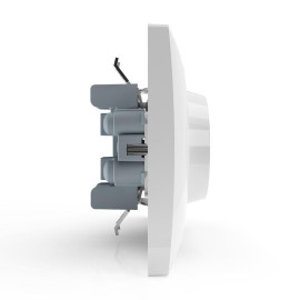 Розетка 2-м СП AVA 16А IP20 с заземл. защ. шторки в сборе бел. TOKOV ELECTRIC TKL-AV-R2FZSF-C01