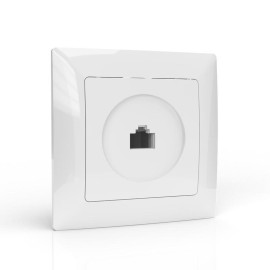 Розетка компьютерная 1-м СП AVA в сборе бел. TOKOV ELECTRIC TKL-AV-RC1-C01