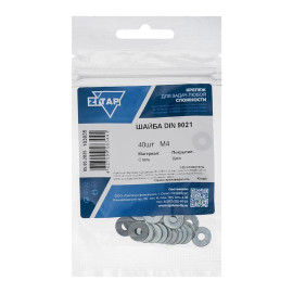 Шайба кузовная М4 DIN 9021 оцинк. (уп.40шт) Tech-Krep/Zitar 103035