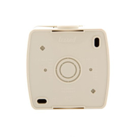 Выключатель 2-кл. ОП Nata 10А IP20 с подсветкой крем. LEZARD 710-0300-112