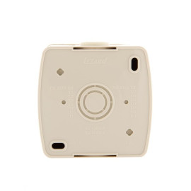 Розетка 1-м ОП Nata 16А IP20 с заземл. керамика крем. LEZARD 710-0300-122