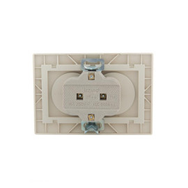 Розетка 2-м СП Mira 16А IP20 без заземл. со вставкой керамика крем. LEZARD 701-0303-128