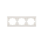 Рамка 3-м Mira горизонт. бел. LEZARD 701-0200-148