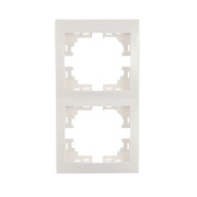 Рамка 2-м Mira вертикал. бел. LEZARD 701-0200-152