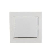 Выключатель 1-кл. СП Mira 10А IP20 с бел.вставкой бел. LEZARD 701-0202-100