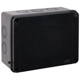 Коробка Тусо распаячная для ОП 300х220х120мм без гермовводов УХЛ1 IP67 черн. Ruvinil 67068Ч