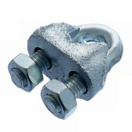 Зажим троса 3мм DIN 741 перфорир. подвес (уп.2шт) СТРОЙМЕТИЗ UTORM4010012