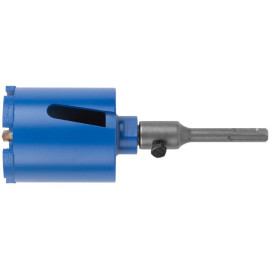 Коронка кольцевая по бетону алмазная безударная SDS-PLUS 5 зубьев 68мм в сборе MOS 33472М