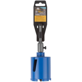 Коронка кольцевая по бетону алмазная безударная SDS-PLUS 5 зубьев 68мм в сборе MOS 33472М