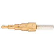 Сверло ступенчатое HSS по металлу 5 ступеней 4-12мм MOS 36381М