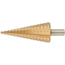 Сверло ступенчатое HSS по металлу 15 ступеней 4-32мм MOS 36384М