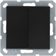 Выключатель 2-кл. 10А IP20 механизм антрацит Jasmart G3023B