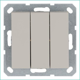 Выключатель 3-кл. 10А IP20 механизм тауп Jasmart G3031T