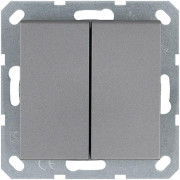 Кнопка 2-кл. 10А IP20 с переключающим контактом механизм алюм. Jasmart G3020S