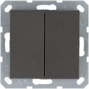 Кнопка 2-кл. 10А IP20 с переключающим контактом механизм мокко Jasmart G3020Z