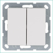 Переключатель перекрестный 1-кл. 10А IP20 механизм бел. глянцевый Jasmart G3013W