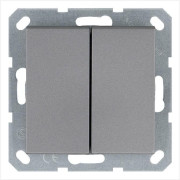 Переключатель перекрестный 2-кл. 10А IP20 механизм алюм. Jasmart G3014S