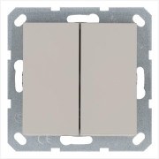 Переключатель перекрестный 2-кл. 10А IP20 механизм тауп Jasmart G3014T