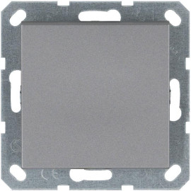 Переключатель проходной 1-кл. 10А IP20 механизм алюм. Jasmart G3012S