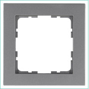 Рамка 1-м G-Classic алюм. Jasmart G1001S