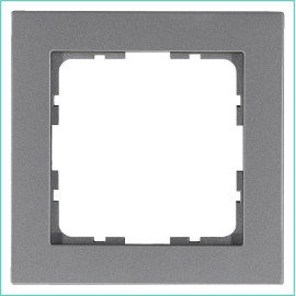 Рамка 1-м G-Classic алюм. Jasmart G1001S