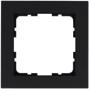 Рамка 1-м G-Classic черн. матов. soft touch Jasmart G1001PB