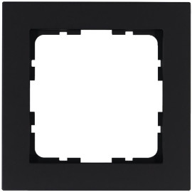 Рамка 1-м G-Classic черн. матов. soft touch Jasmart G1001PB