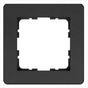 Рамка 1-м G-Flex антрацит Jasmart G1101B