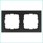 Рамка 2-м G-Classic антрацит Jasmart G1002B