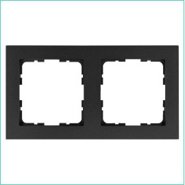 Рамка 2-м G-Classic антрацит Jasmart G1002B