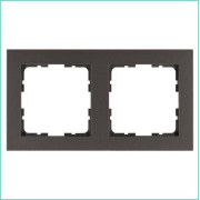 Рамка 2-м G-Classic мокко Jasmart G1002Z