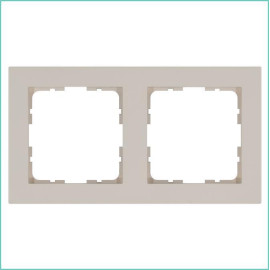 Рамка 2-м G-Classic тауп Jasmart G1002T