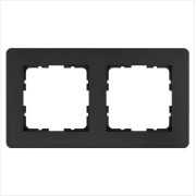 Рамка 2-м G-Flex антрацит Jasmart G1102B