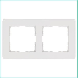 Рамка 2-м G-Flex бел. глянцевый Jasmart G1102W